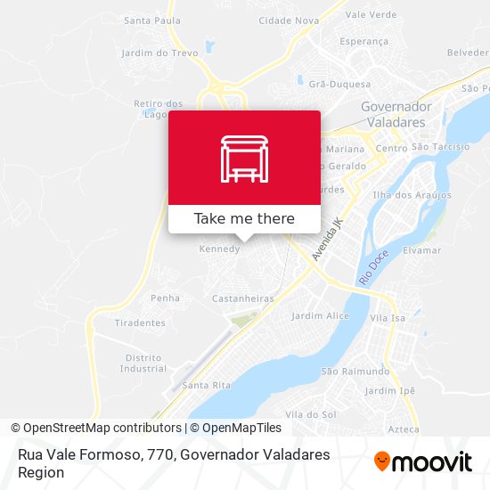 Rua Vale Formoso, 770 map