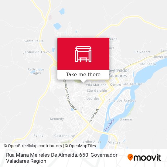 Mapa Rua Maria Meireles De Almeida, 650