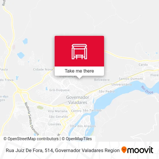 Rua Juiz De Fora, 514 map