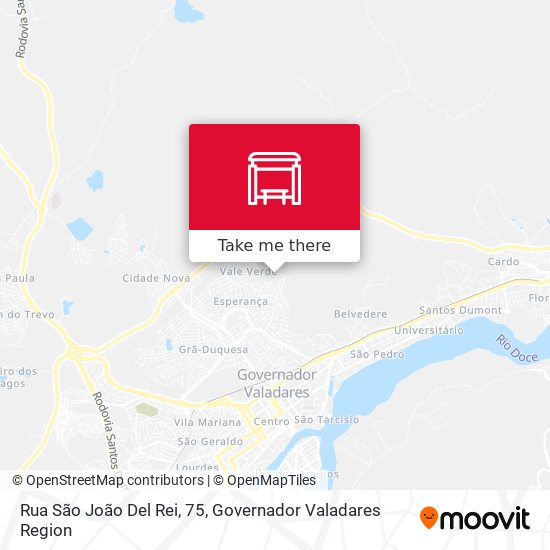 Mapa Rua São João Del Rei, 75