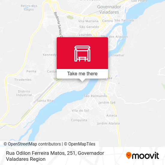 Rua Odilon Ferreira Matos, 251 map