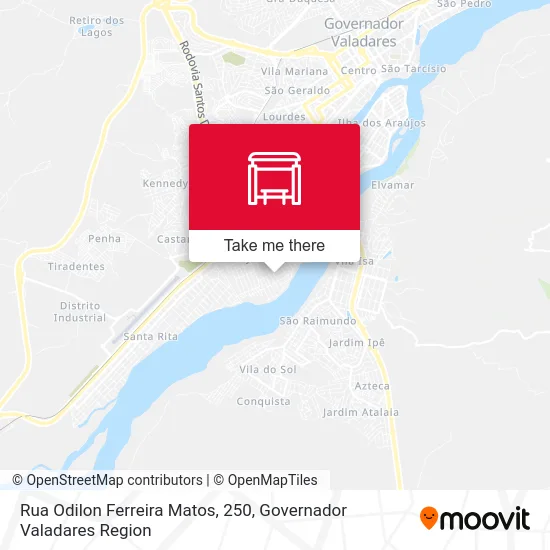 Rua Odilon Ferreira Matos, 250 map