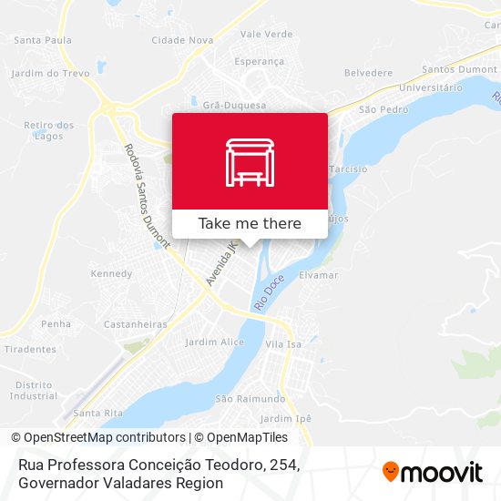 Rua Professora Conceição Teodoro, 254 map