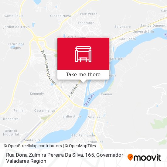 Rua Dona Zulmira Pereira Da Silva, 165 map