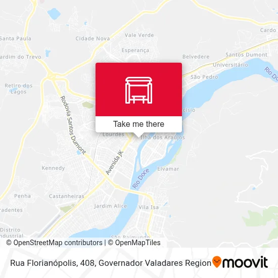 Rua Florianópolis, 408 map