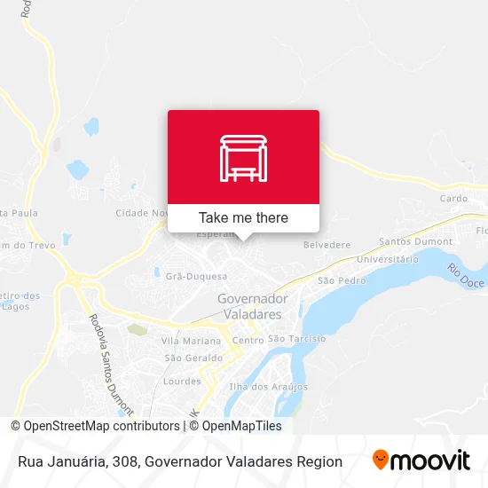 Rua Januária, 308 map