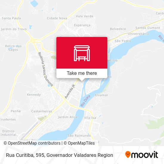 Rua Curitiba, 595 map