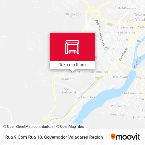 Rua 9 Com Rua 10 map