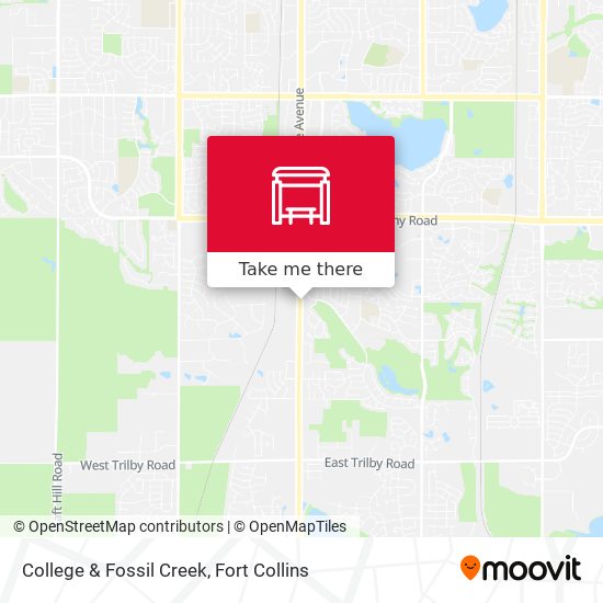 How to get to College & Fossil Creek in Fort Collins by Bus?