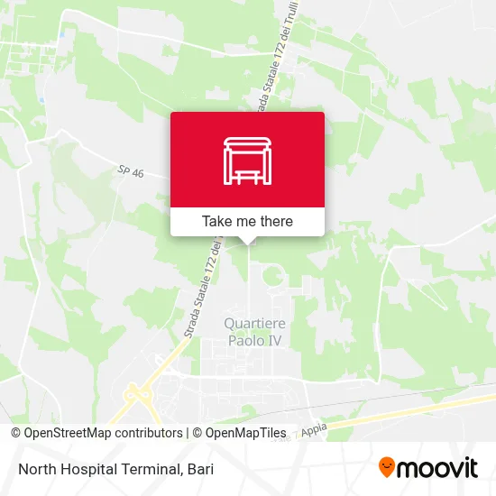North Hospital Terminal map