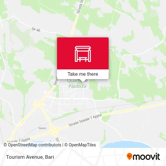 Tourism Avenue map