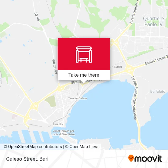 Galeso Street map