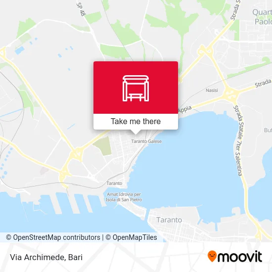 Archimedes Street map