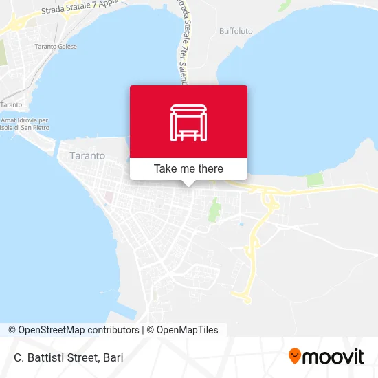 C. Battisti Street map
