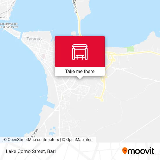 Lake Como Street map