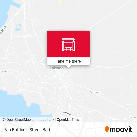 Via Botticelli Street map