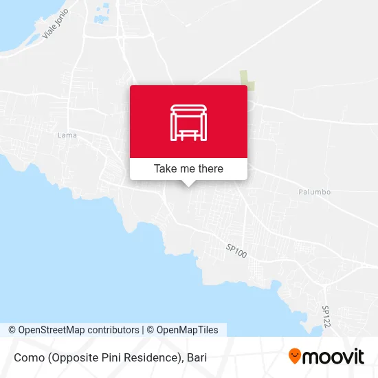 Como (Opposite Pini Residence) map