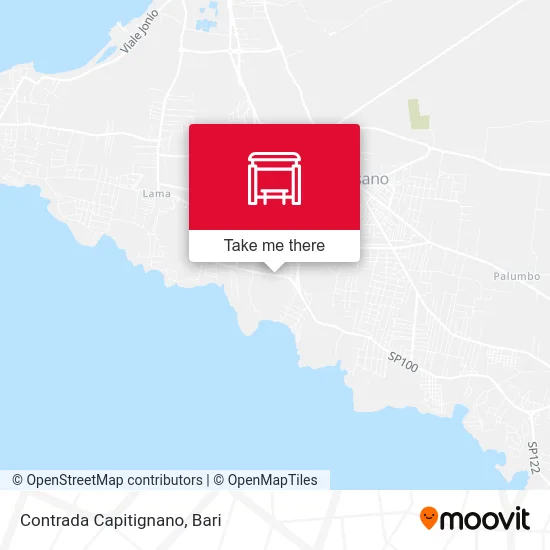Capitignano District map