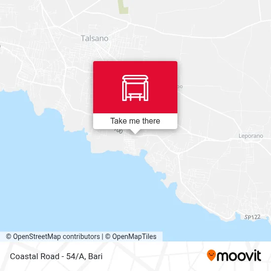 Coastal Road - 54/A map