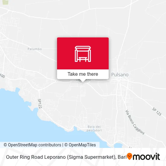 Outer Ring Road Leporano (Sigma Supermarket) map