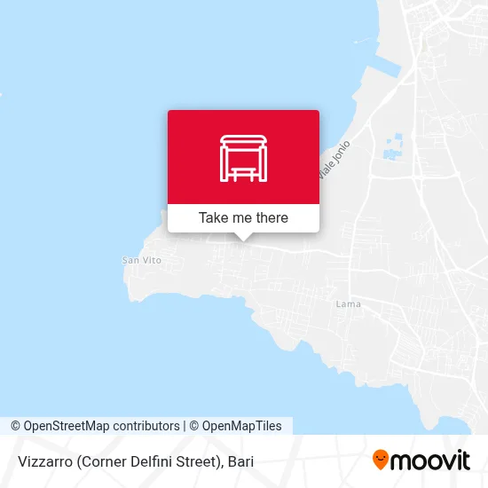Vizzarro (Corner Delfini Street) map