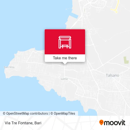 Three Fountains Street map