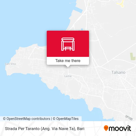 Road to Taranto (Corner Via Nave Taranto) map