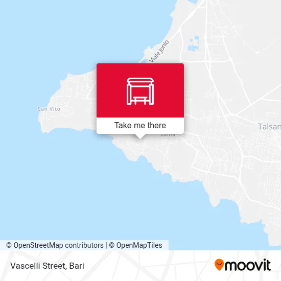 Vascelli Street map