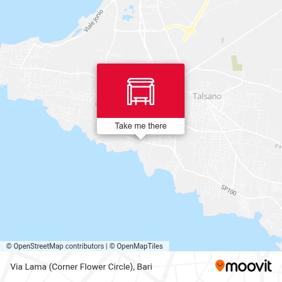 Via Lama (Corner Flower Circle) map