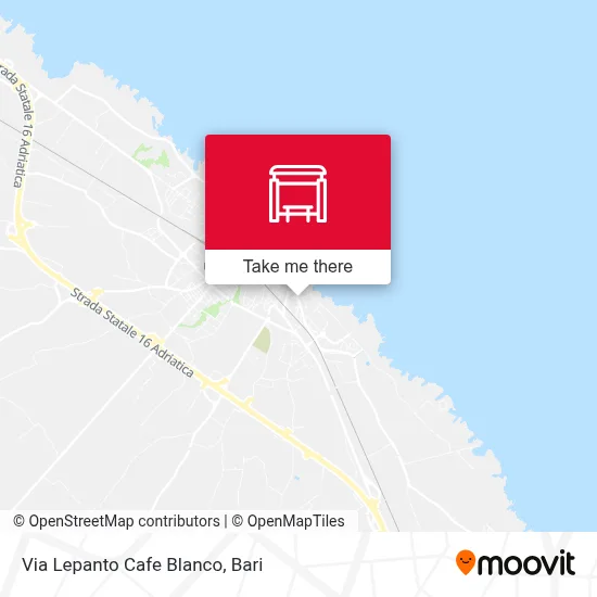 Via Lepanto Cafe Blanco map