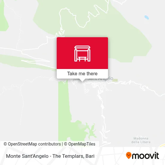 Monte Sant'Angelo - The Templars map