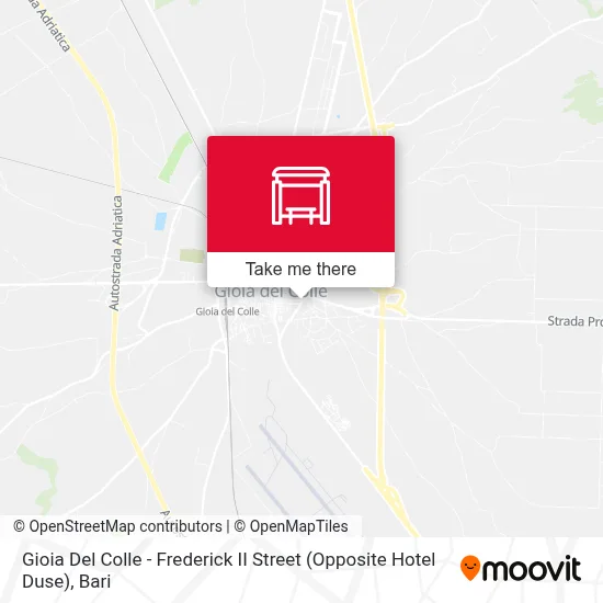 Gioia Del Colle - Frederick II Street (Opposite Hotel Duse) map