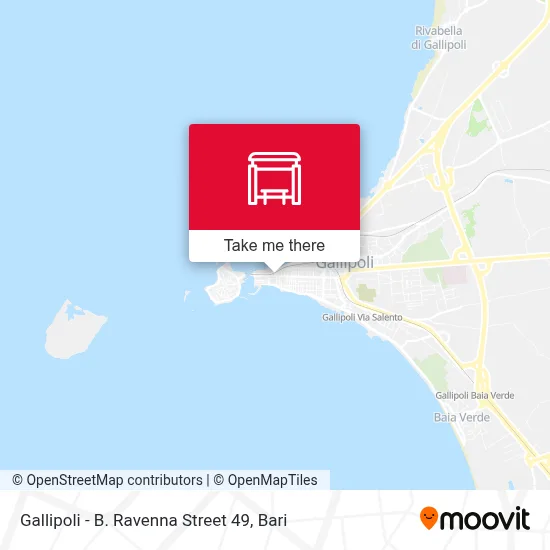 Gallipoli - B. Ravenna Street 49 map