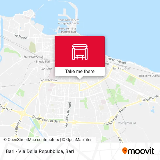 Bari - Via Della Repubblica map