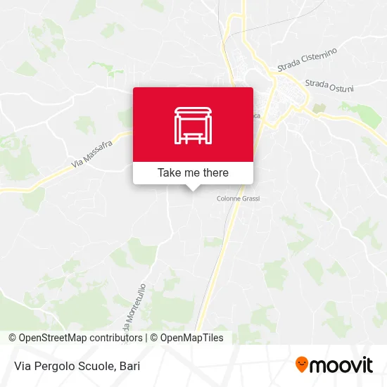 Via Pergolo Scuole map