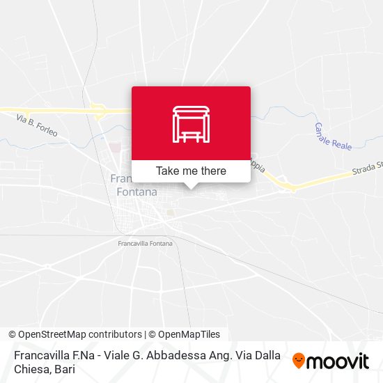 Francavilla F.Na - Viale G. Abbadessa Ang. Via Dalla Chiesa map