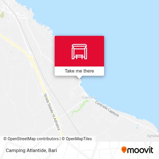 Camping Atlantide map