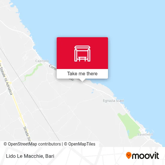 Lido Le Macchie map