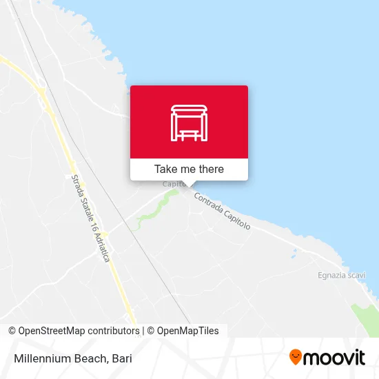 Millennium Beach map