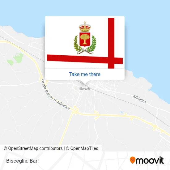 Bisceglie map