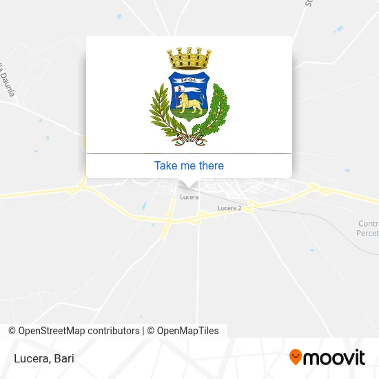 Lucera map