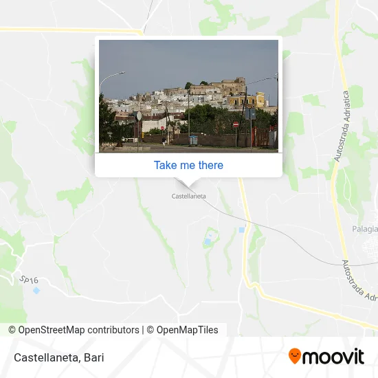 Castellaneta map