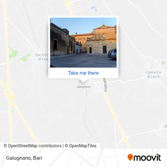 Galugnano map