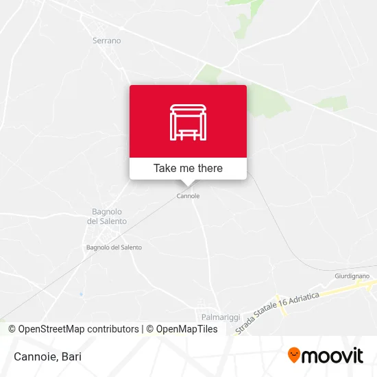 Cannoie map