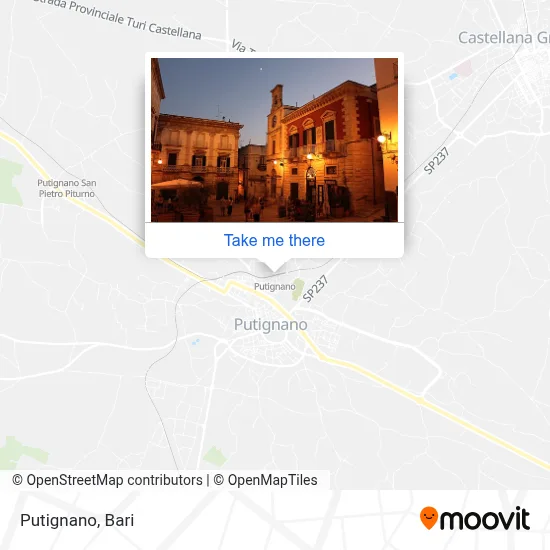 Putignano map