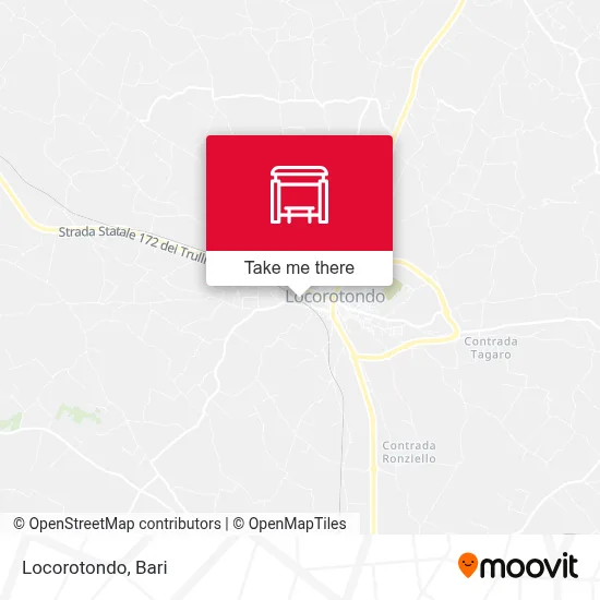 Locorotondo map