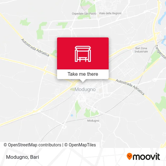 Modugno map