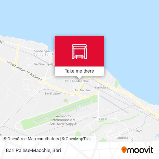 Bari Palese-Macchie map