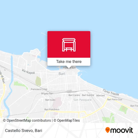 Castello Svevo map
