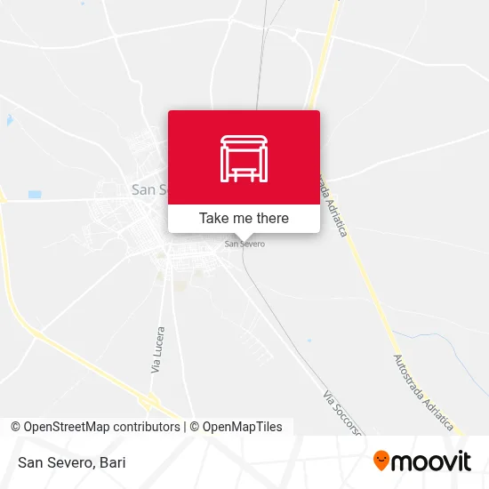 San Severo map